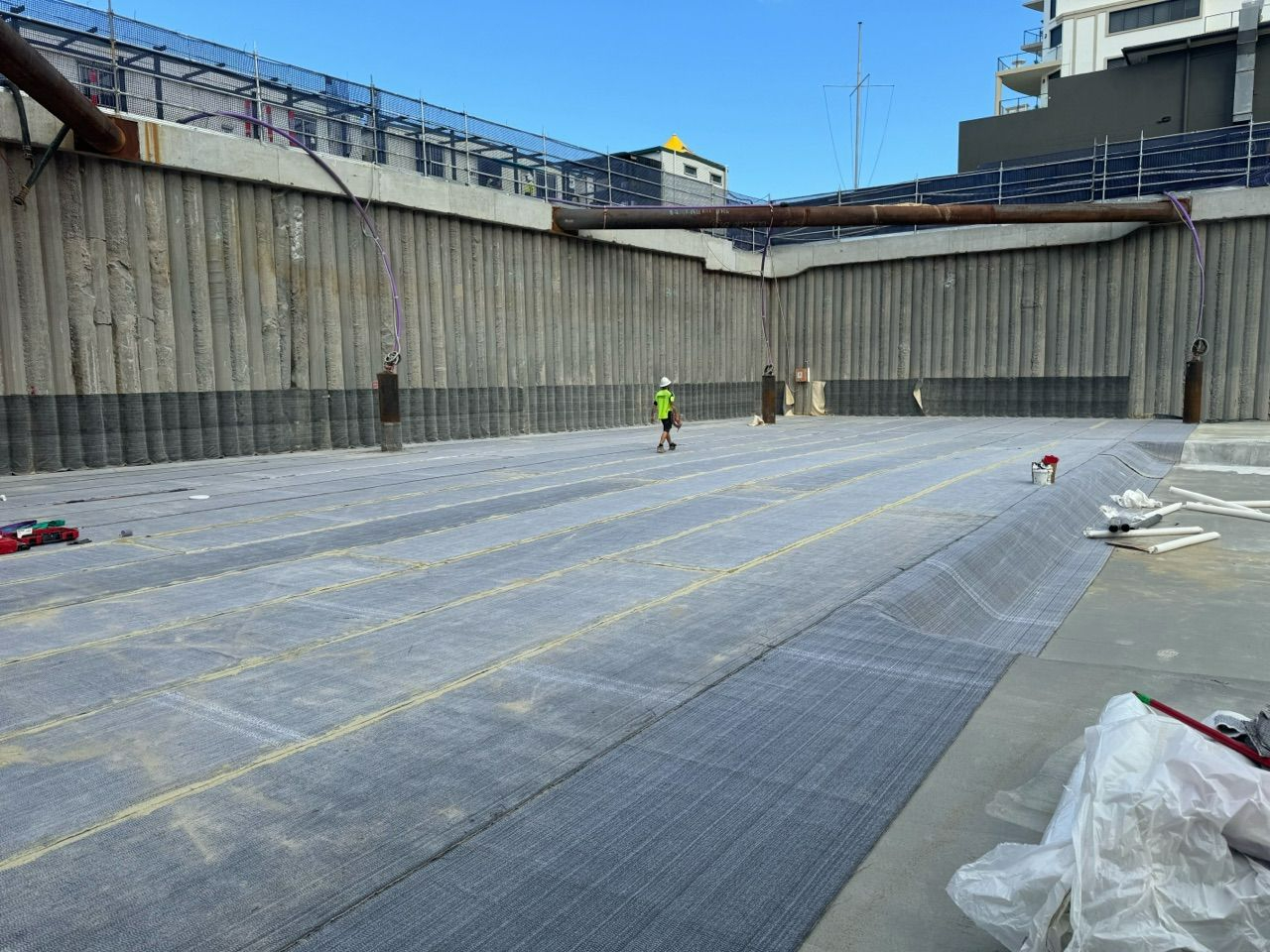 Underground waterproof structure waterproofing system