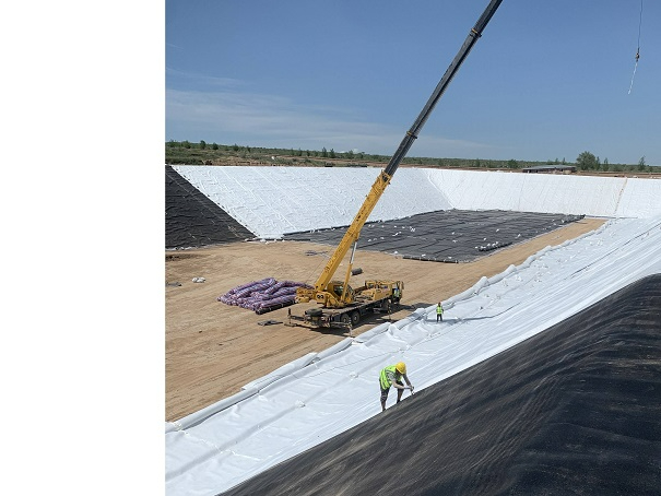 Solid waste treatment reservior in inner Mongolia