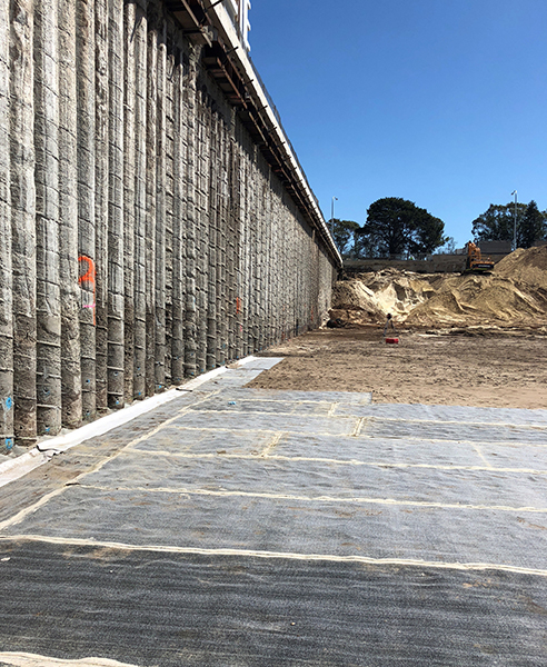 新西兰地下建筑防渗应用覆膜型钠基膨润土毯GCL-OF